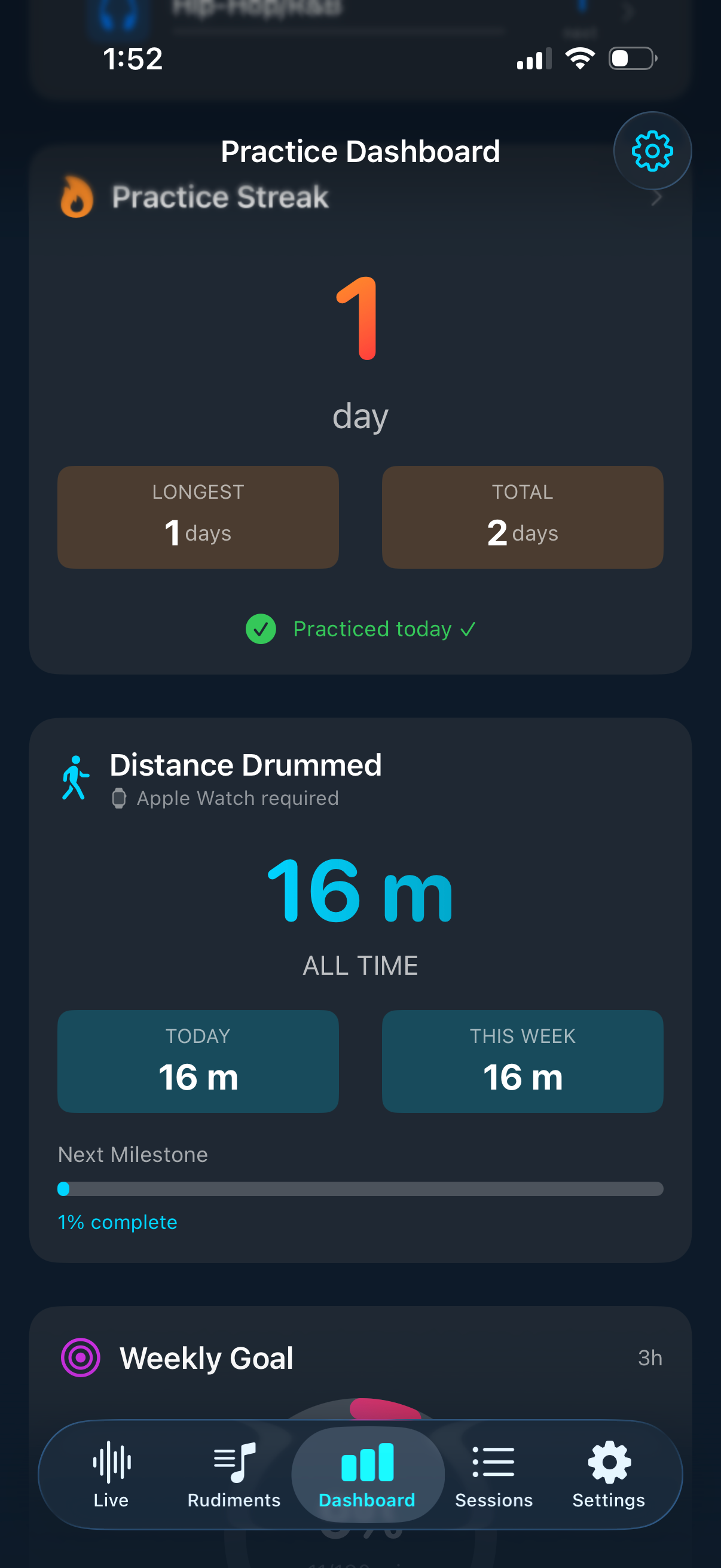 StickPulse Practice Dashboard