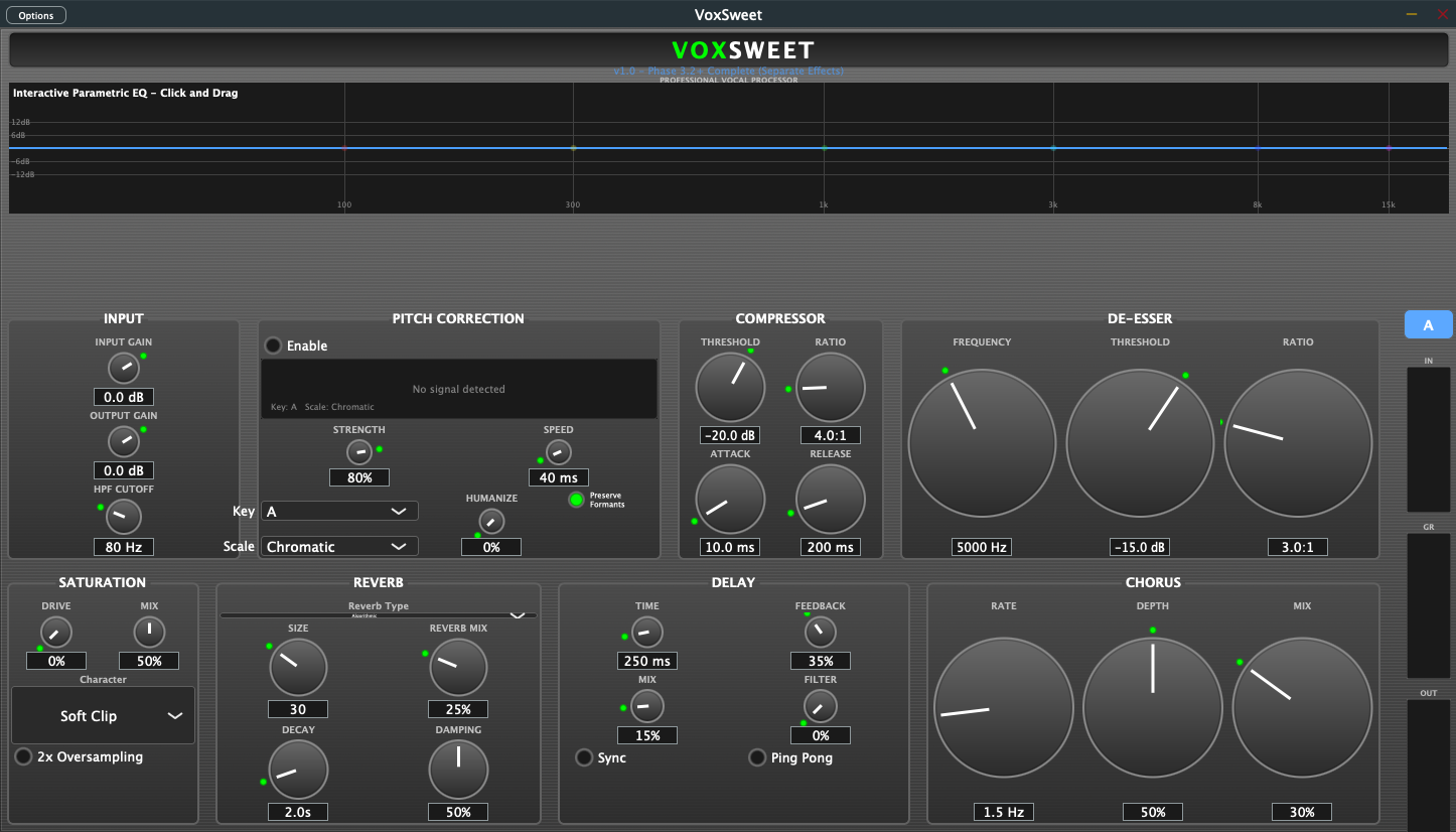 VoxSweet Plugin Interface